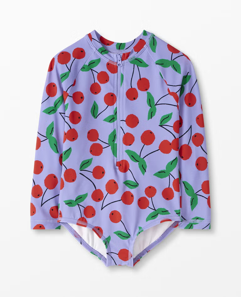 Recycled Sunblock Print One Piece Suit | Hanna Andersson