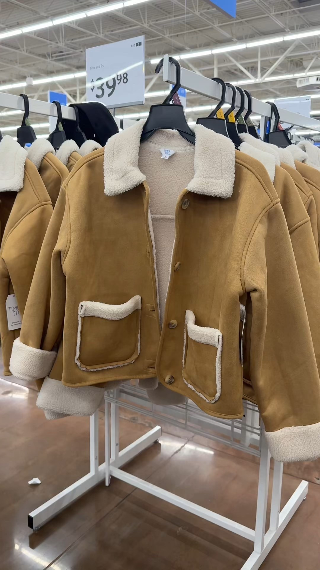 Stylish winter layering made easy! 😊 This Time and Tru Women’s Bonded Faux Shearling Jacket is such a good affordable find from Walmart. Love the light tan color—classic, cozy, and easy to style. The faux suede finish with soft shearling lining gives it that luxe look, while the relaxed fit makes it comfortable for everyday wear. ✨ Button-front, functional pockets, and machine washable too. A great winter staple that looks way more expensive than it is! 🤩 #WalmartFinds #ShearlingJacket #AffordableFashion

#LTKootd #LTKGiftGuide #LTKFindsUnder50