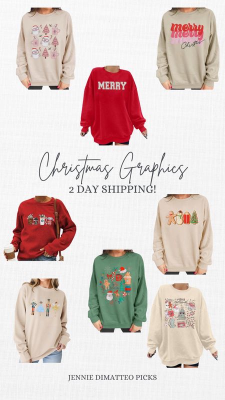 Christmas, holiday, sweatshirts, graphics, 2 day shipping, Amazon 

#LTKHoliday #LTKSeasonal #LTKstyletip