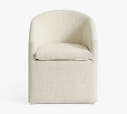 Baldwin Upholstered Outdoor Dining Armchair | Pottery Barn (US)
