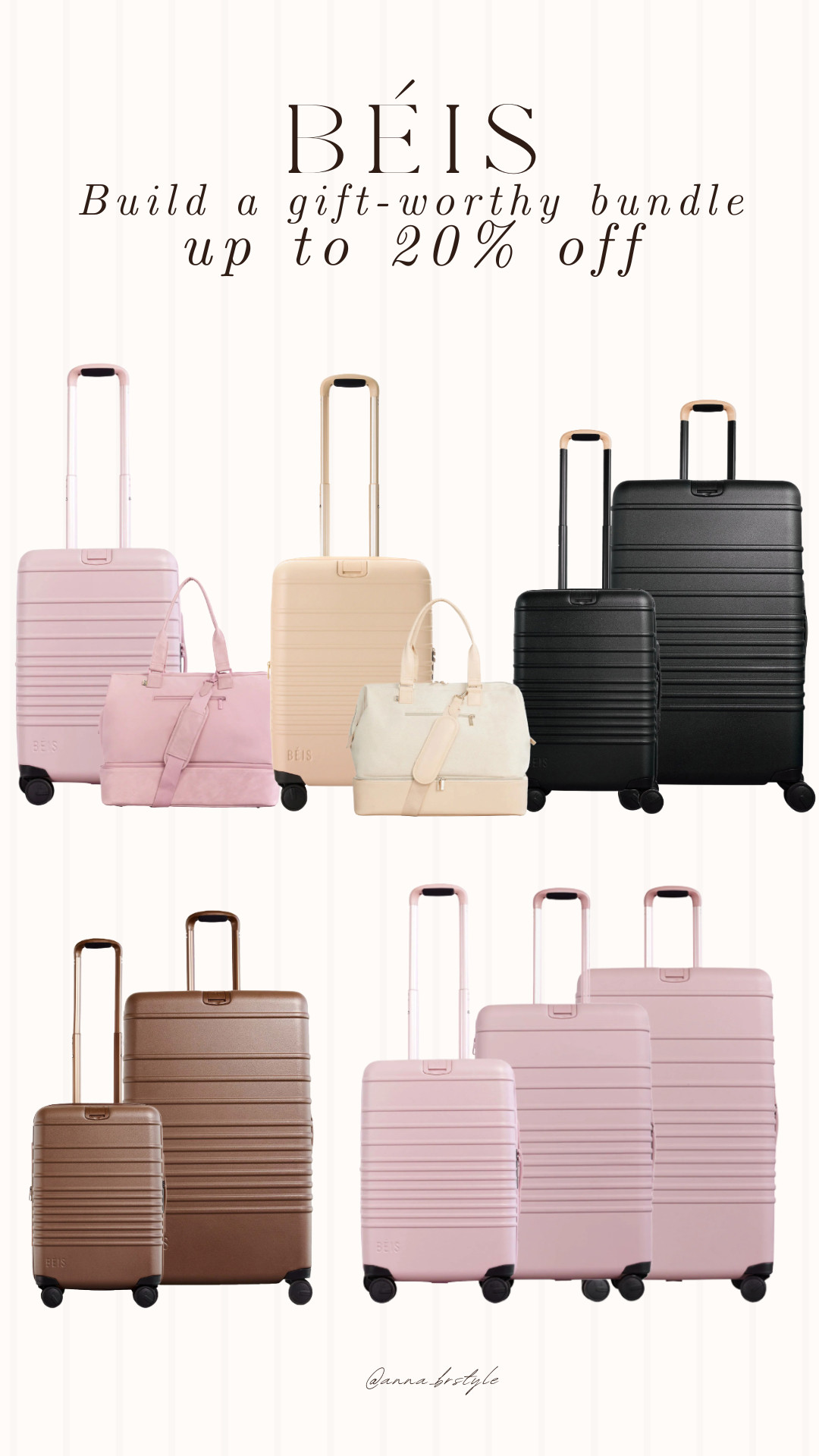 Beis sale, travel must haves, luggage set, spring break, beach vacation, annabrstyle. 

 #LTKTravel