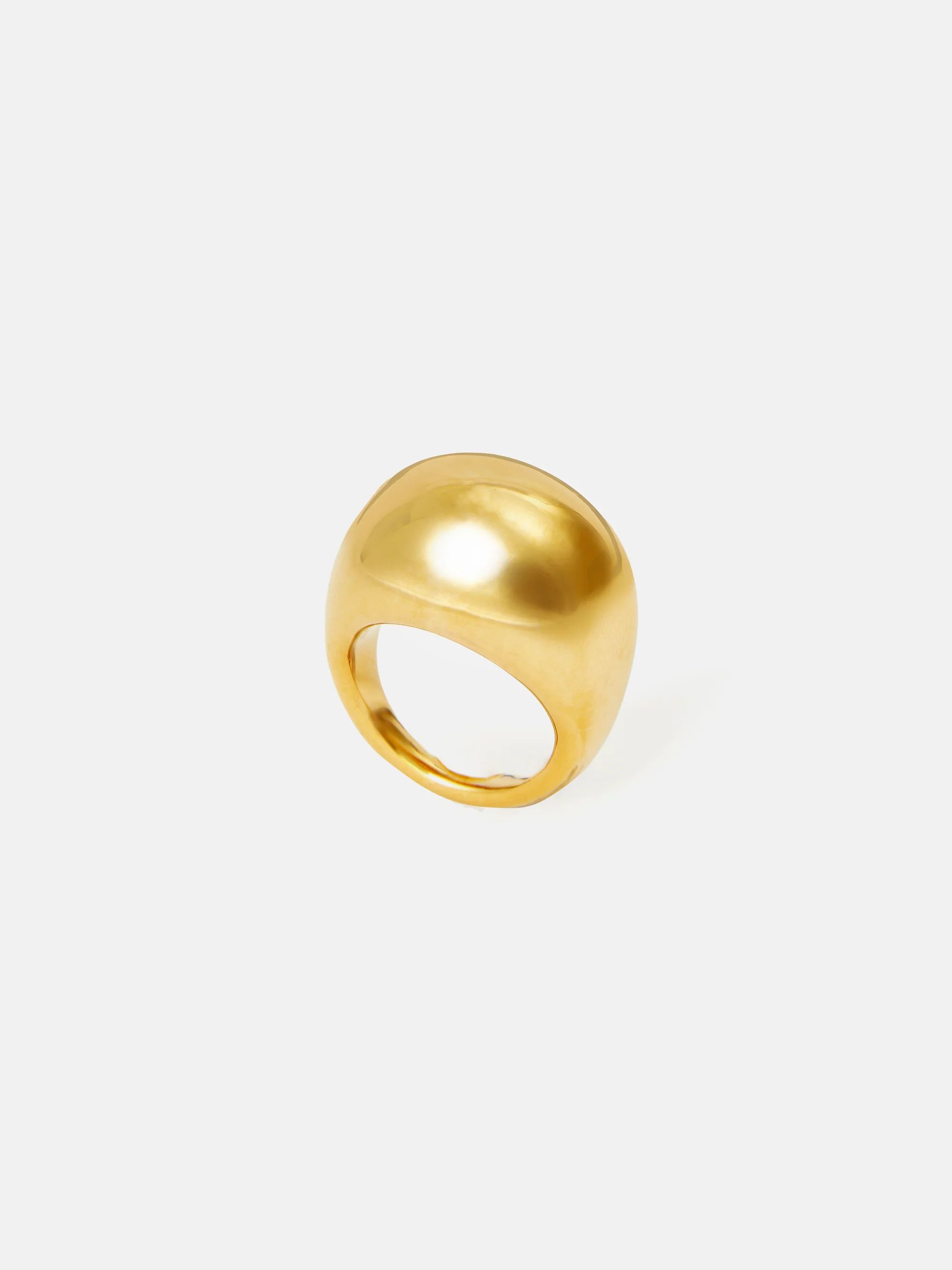Chunky Dome Ring | Gold | Jigsaw (UK)