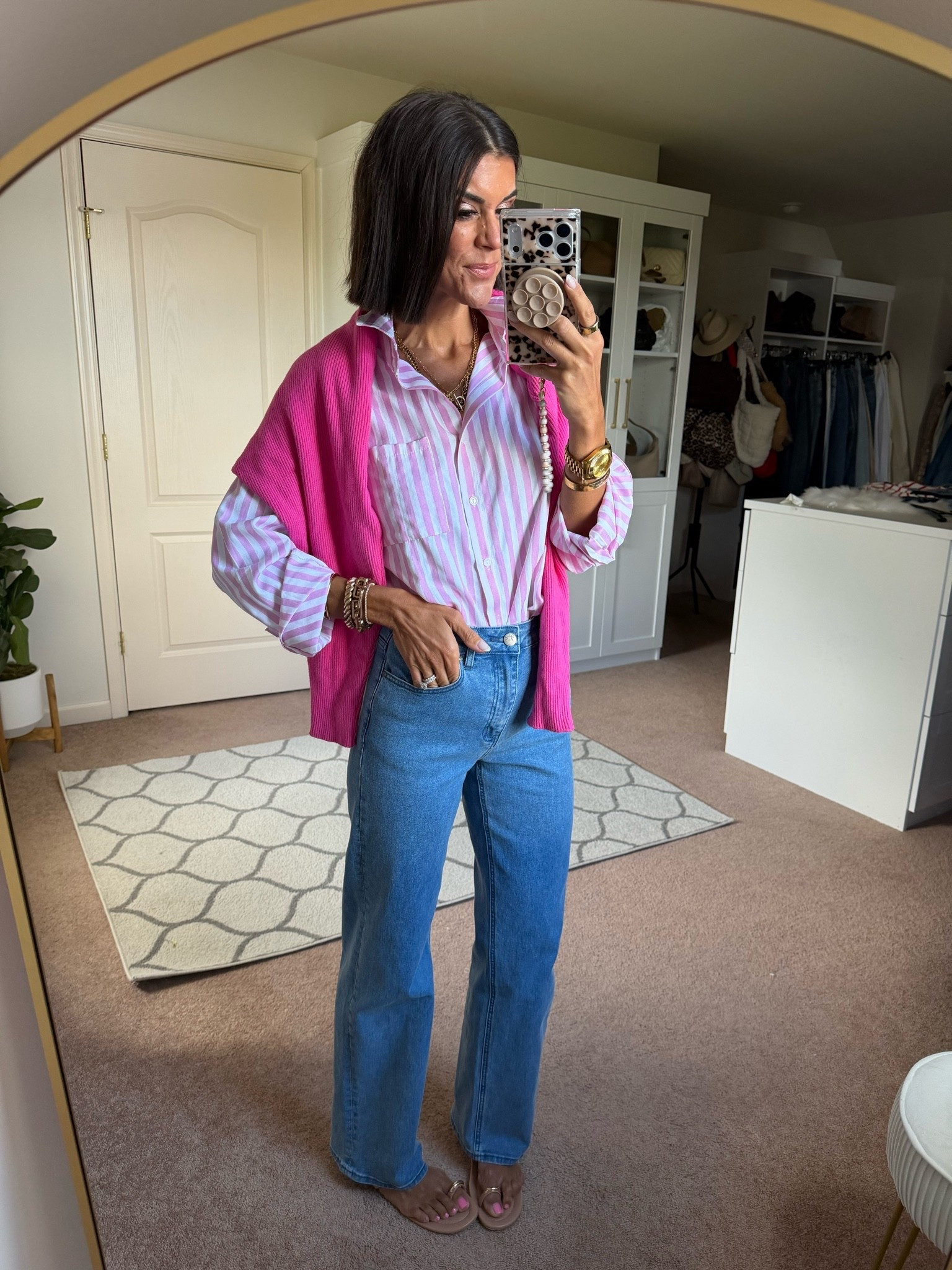 Today’s fit- size small in button down, jeans fit tts. Sweater is one size fits all

#LTKgrwm #LTKootd #LTKmomlife