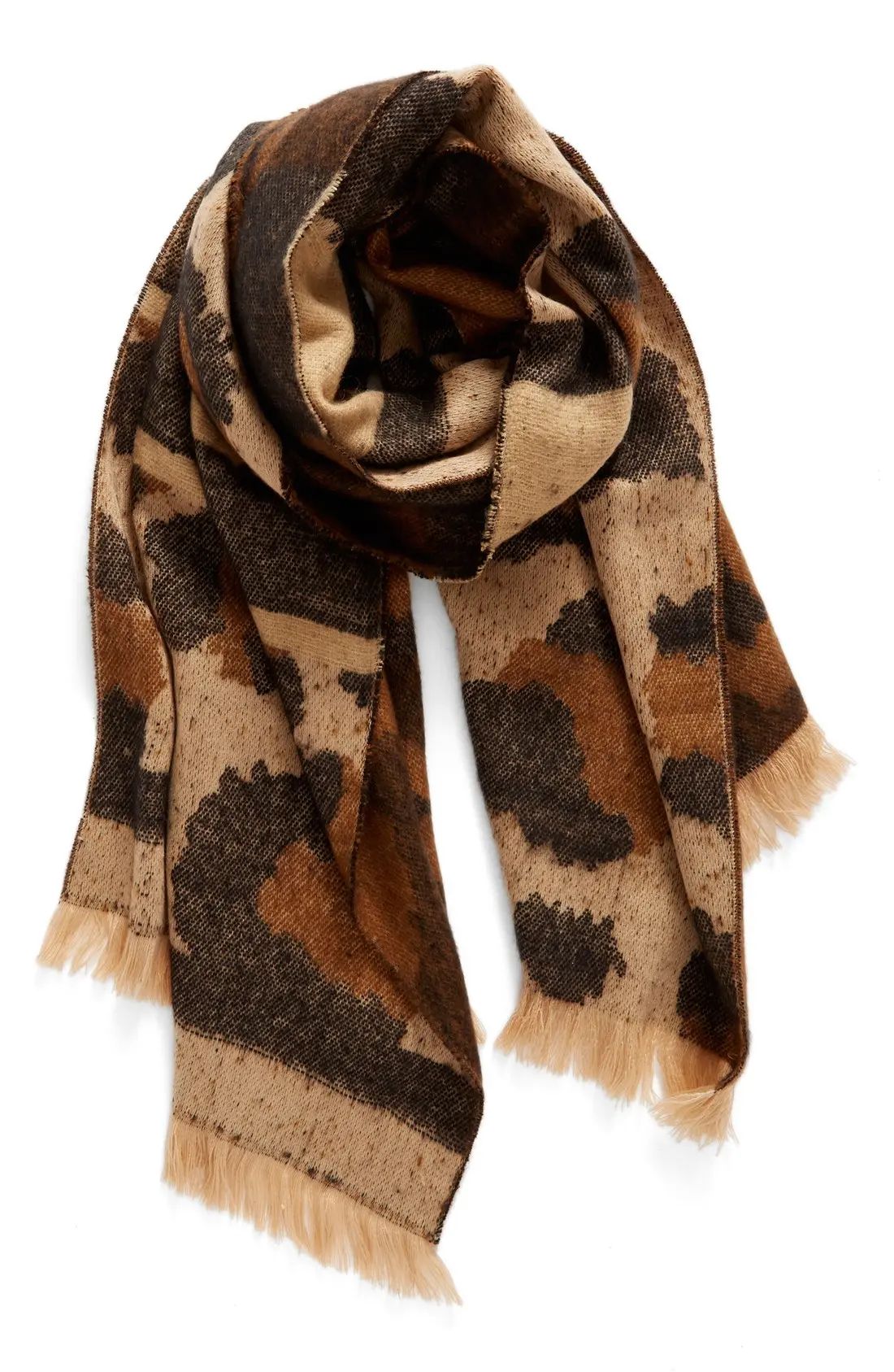 Mixed Leopard Pattern Scarf | Nordstrom