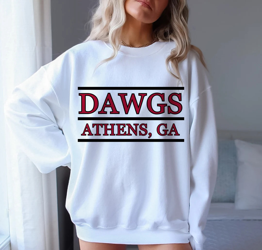 UGA Sweatshirt Georgia Bulldogs Sweatshirt UGA Gifts UGA - Etsy | Etsy (US)