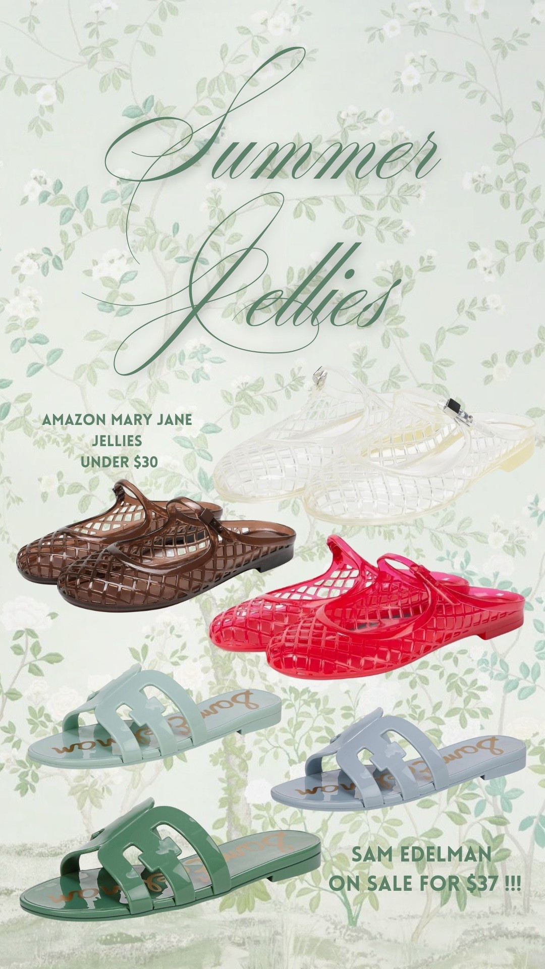 Amazon jelly shoes … a spring and summer essential 🤭🤍🌷

#LTKFindsUnder50 #LTKootd #LTKSaleAlert