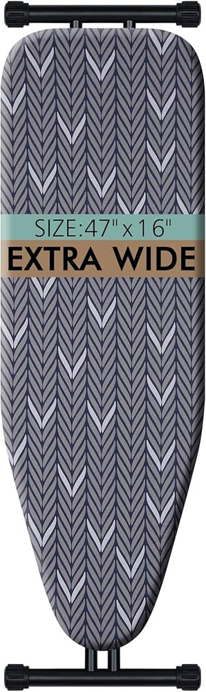Ironing Board Full Size, Metal Construction Ironing Board with Extra Thick Heavy Duty Padded Cove... | Amazon (US)