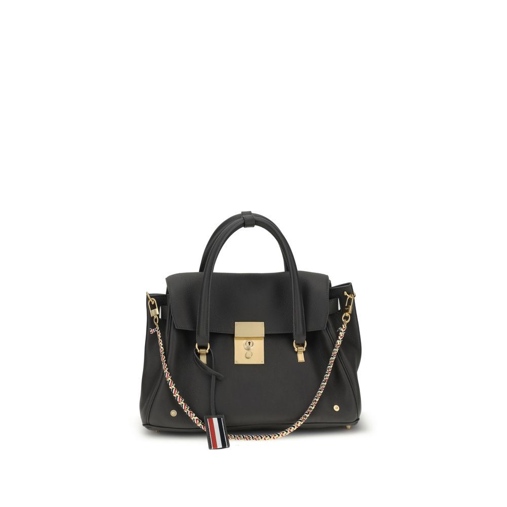 Thom Browne Gray Calf Leather Bos Taurus Handbag Bag - Women | Italist.com US