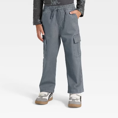 Toddler Boys' Cargo Pants - Cat & Jack™ Gray 12M | Target