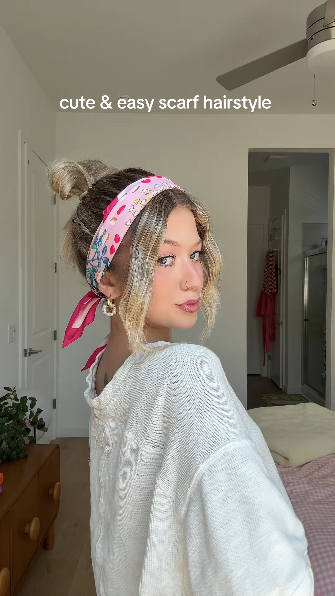 Scarf Hairstyle 🩷✨

#LTKgrwm #LTKSeasonal #LTKBeauty