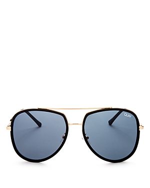 Quay Needing Fame Aviator Sunglasses, 60mm | Bloomingdale's (US)