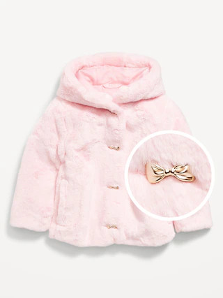 Faux-Fur Hooded Coat for Toddler Girls | Old Navy (CA)