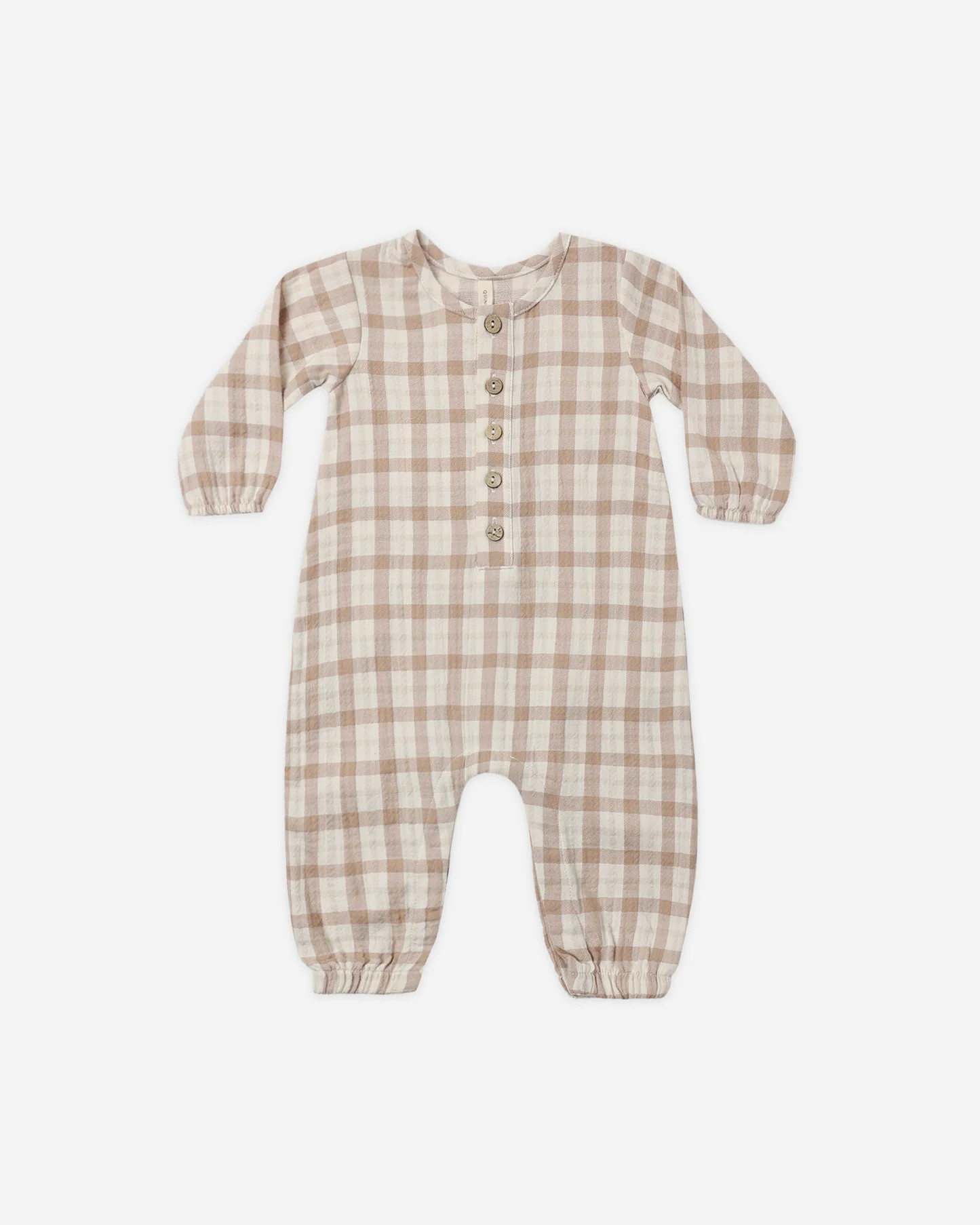 Woven Jumpsuit Blue Gingham | Rylee + Cru
