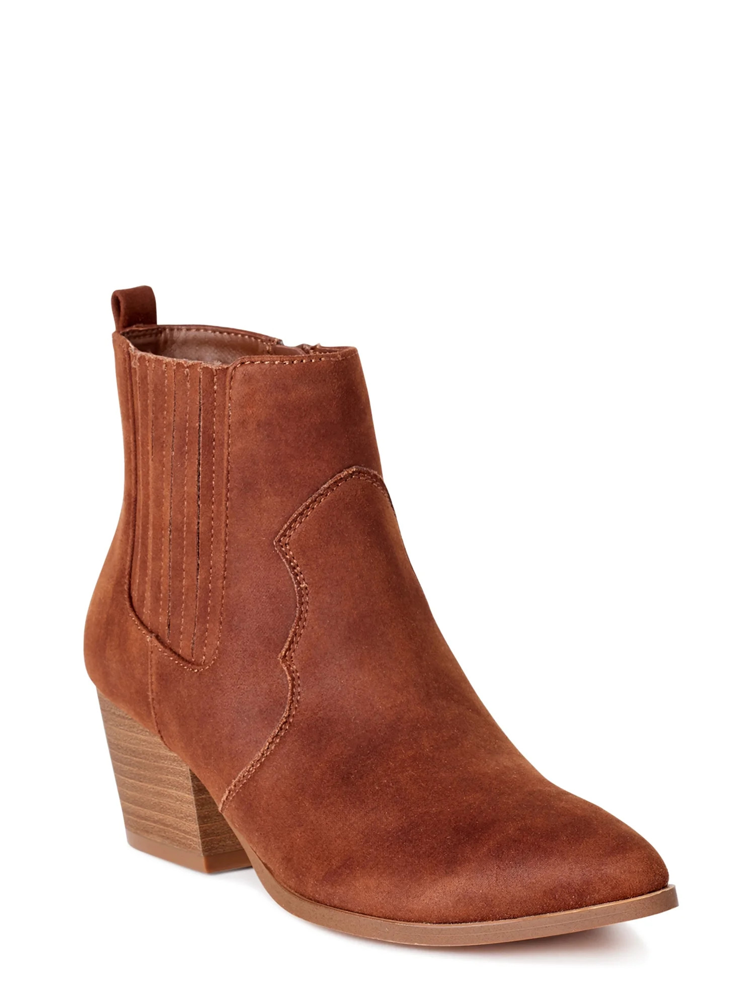 Time and Tru Western Bootie (Women's) | Walmart (US)