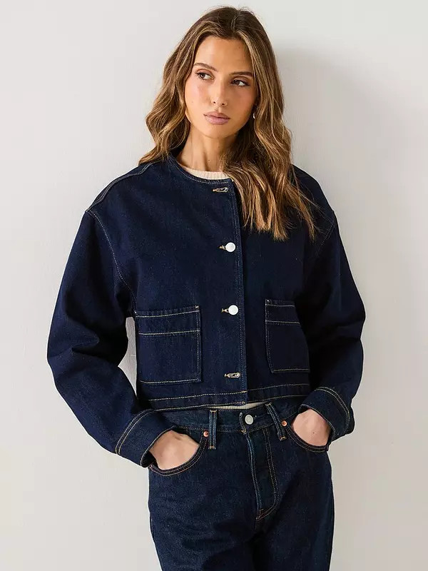 Mango Rinse Wash Denim Jacket | Very (UK)