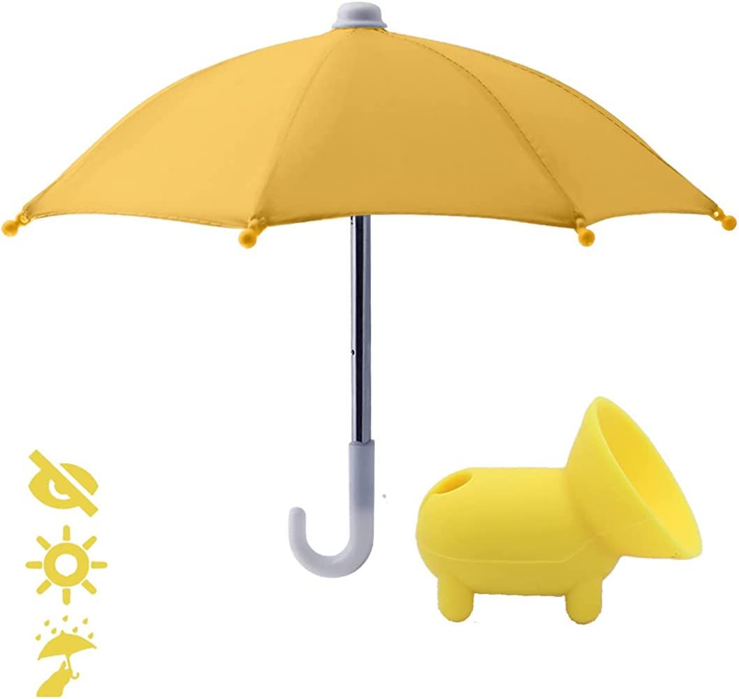 AXLORP Phone Umbrella for Sun - Cell Phone Umbrella Sun Shade Suction Cup Stand, Mobile Phone Hol... | Amazon (US)