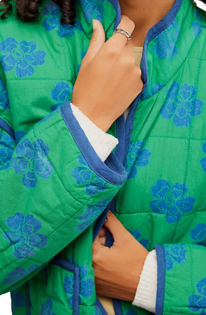 Free People Chloe Floral Print Jacket | Nordstrom | Nordstrom