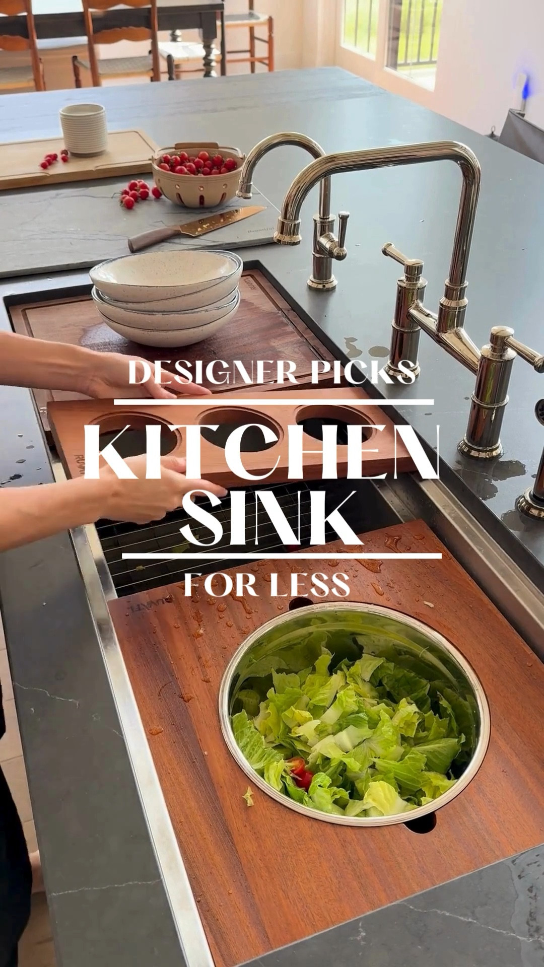 🚨Can’t Believe this work station sink is 50% off 🚨🏃‍♀️This thing is the greatest space saver and helps to keep counters clear of the mess! Comes in multiple sizes! 

#LTKHome #LTKSaleAlert #LTKxWayfair