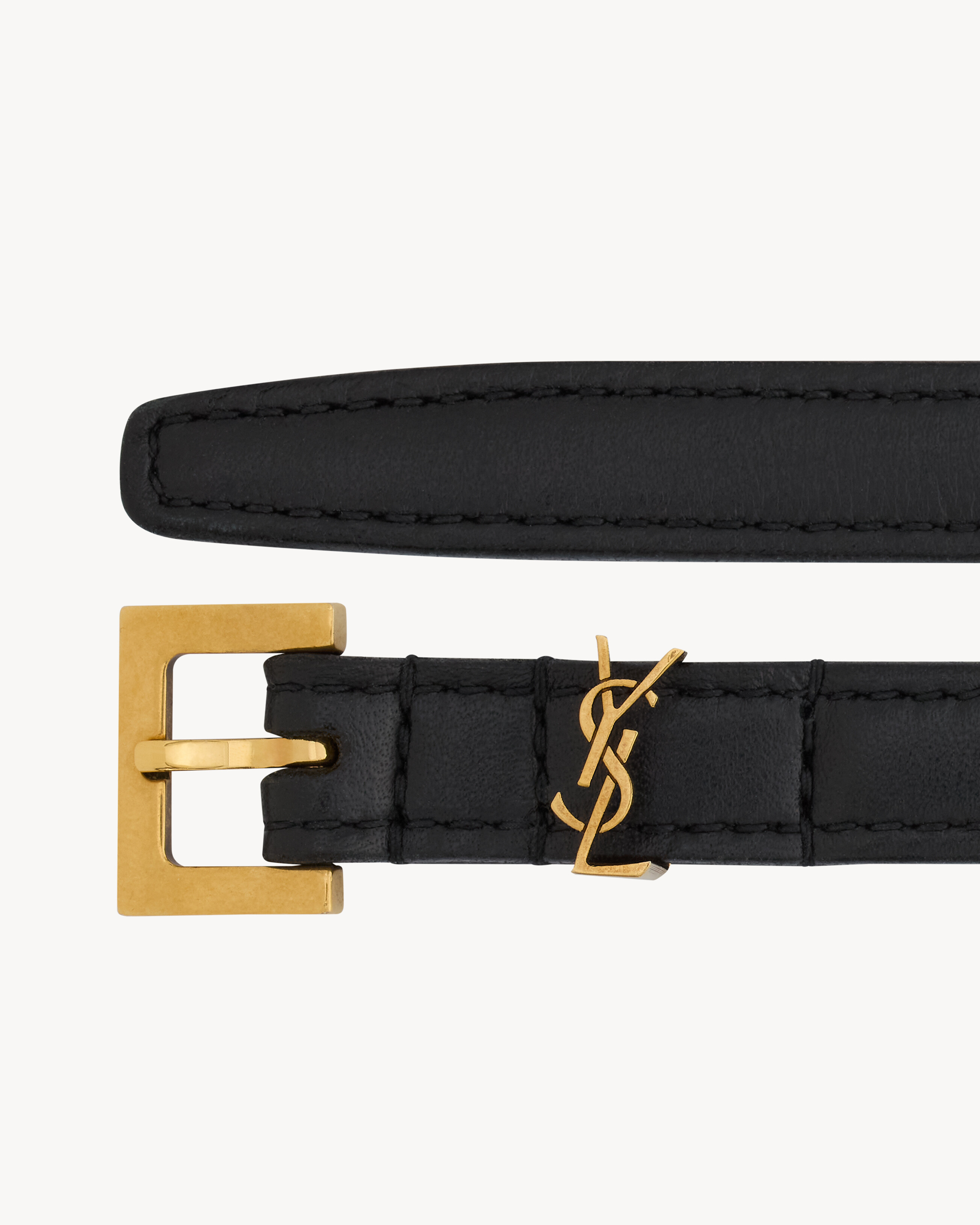 CASSANDRE extra thin belt in smooth leather | Saint Laurent Inc. (Global)