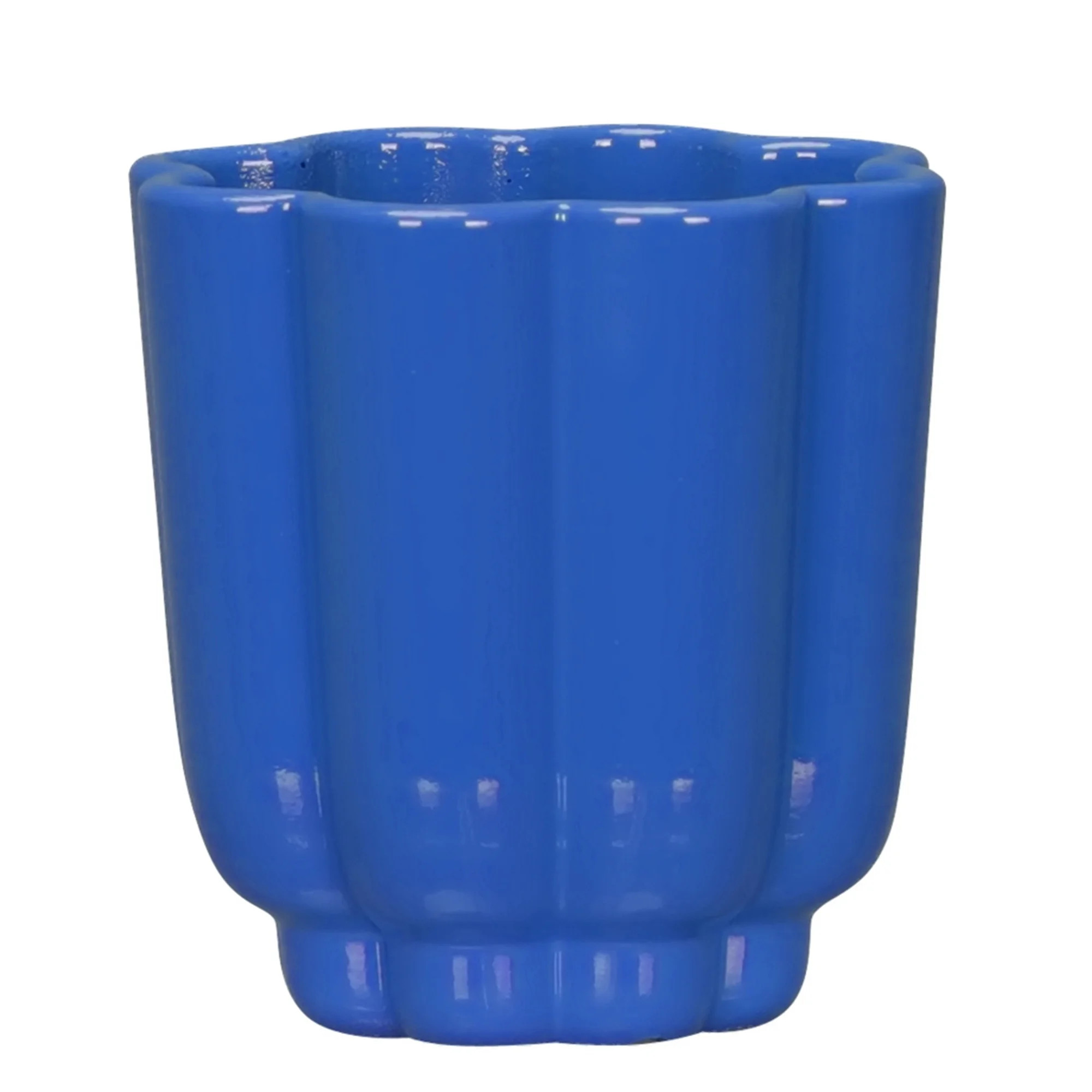 Mainstays Arlo 4" x 4" x 4" Round Royal Blue 100% Recycled Resin Planter | Walmart (US)