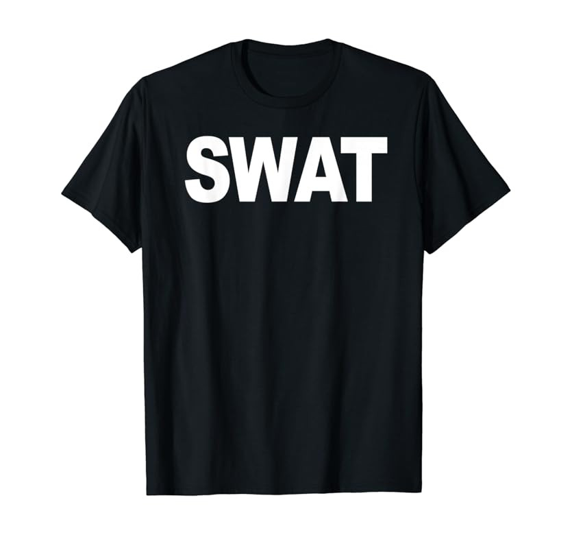 SWAT Team Front Print Police Law Enforcement SWAT Team T-Shirt | Amazon (US)