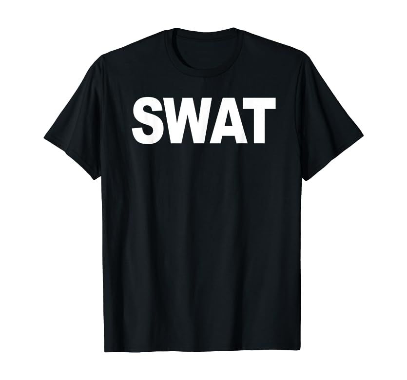 SWAT Team Front Print Police Law Enforcement SWAT Team T-Shirt | Amazon (US)
