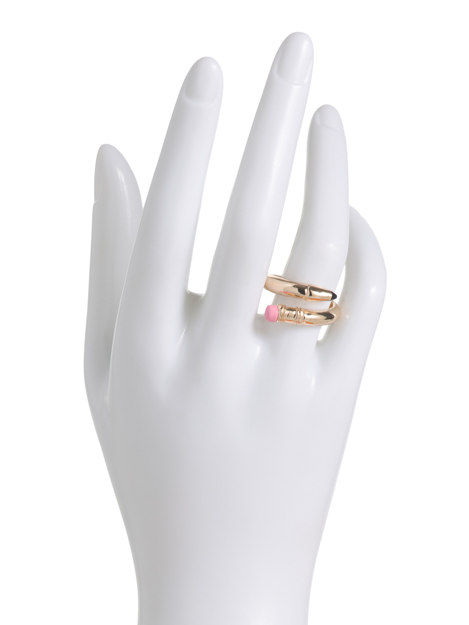 Gold Pencil Wrap Band Ring | TJ Maxx