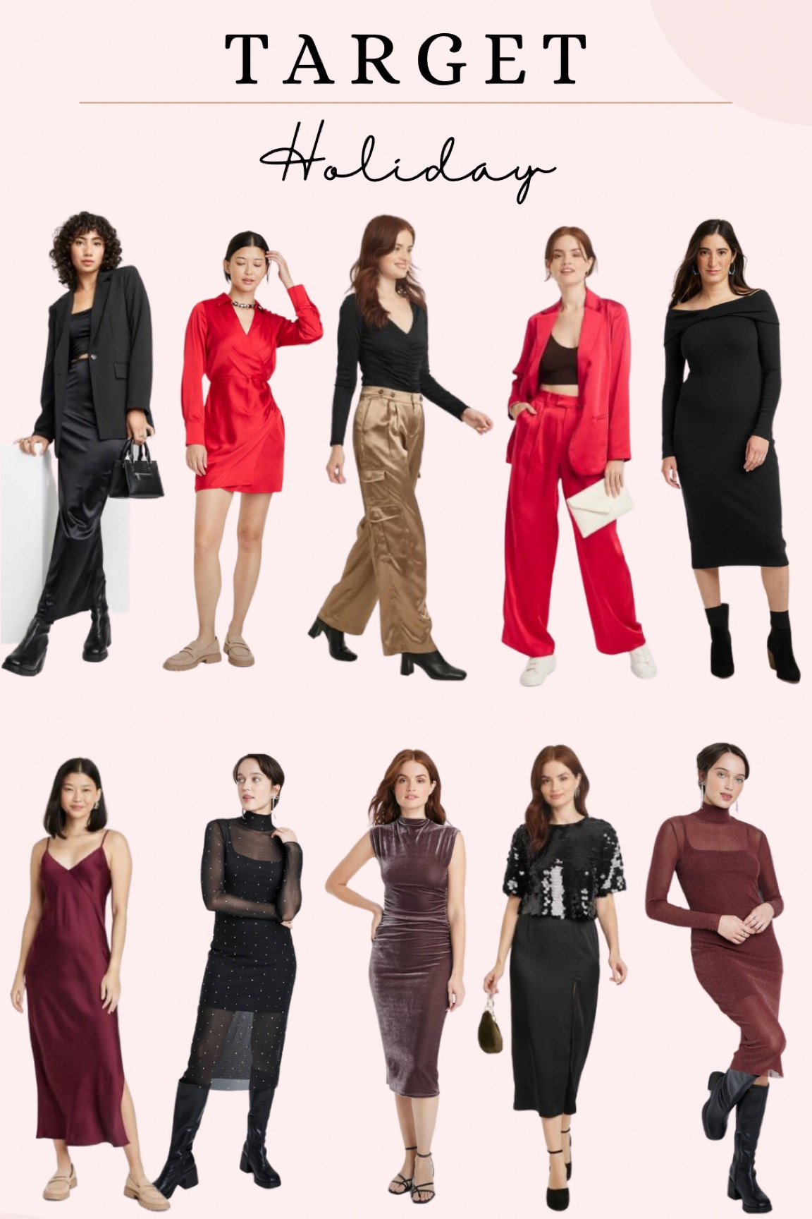 Target womens sales holiday dresses