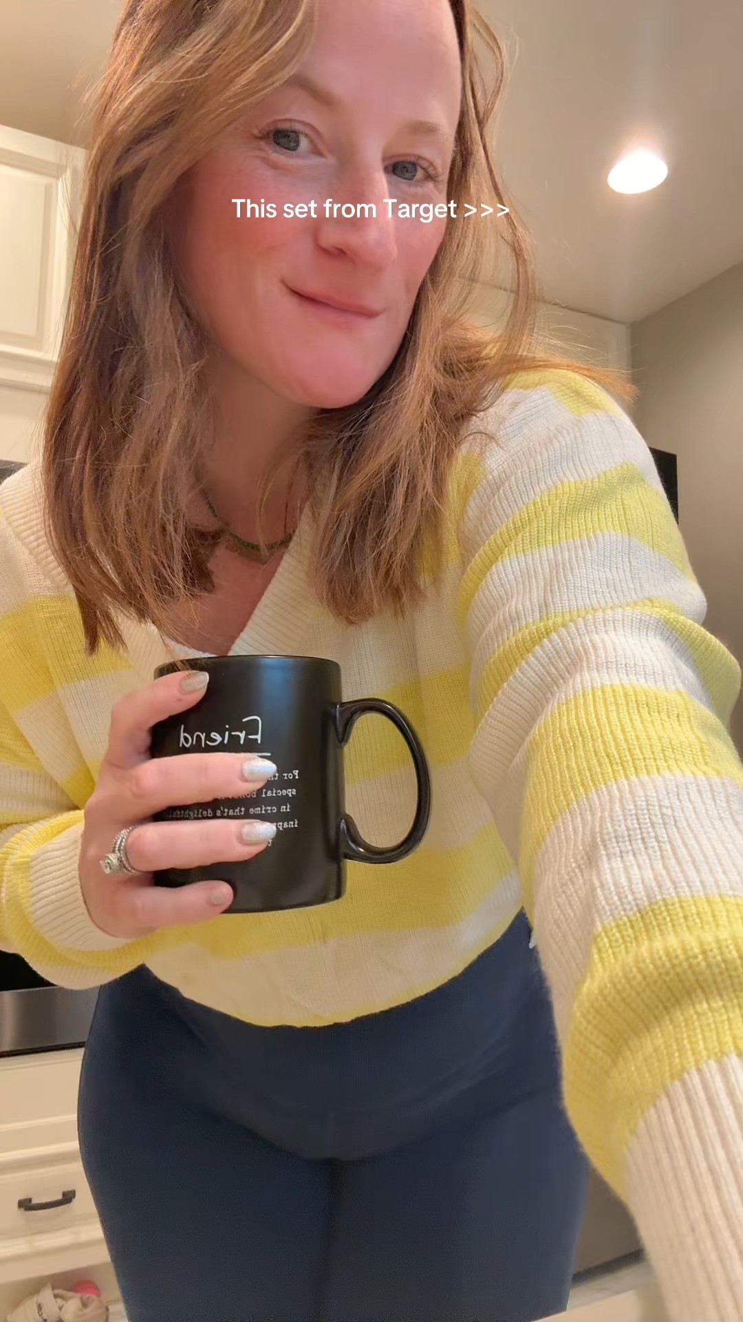 Obsessed with this outfit from Target. Comfy & cozy & the perfect Saturday outfit. I’m wearing a large in all 3 pieces. There’s a matching bralette under that has removable pads and a shelf bra. 

#LTKootd #LTKmomlife #LTKSaleAlert