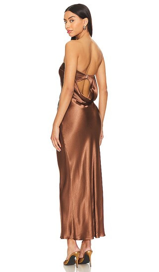 Moon Dance Strapless Dress in Chocolate | Revolve Clothing (Global)