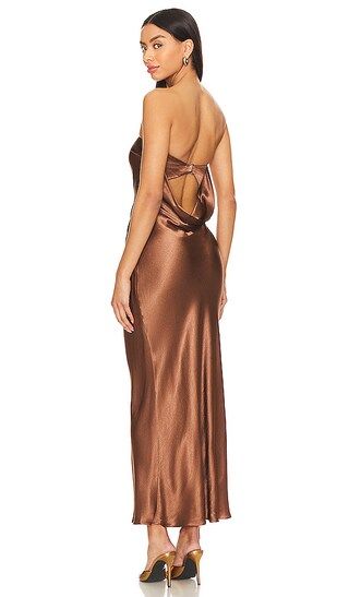 Moon Dance Strapless Dress in Chocolate | Revolve Clothing (Global)
