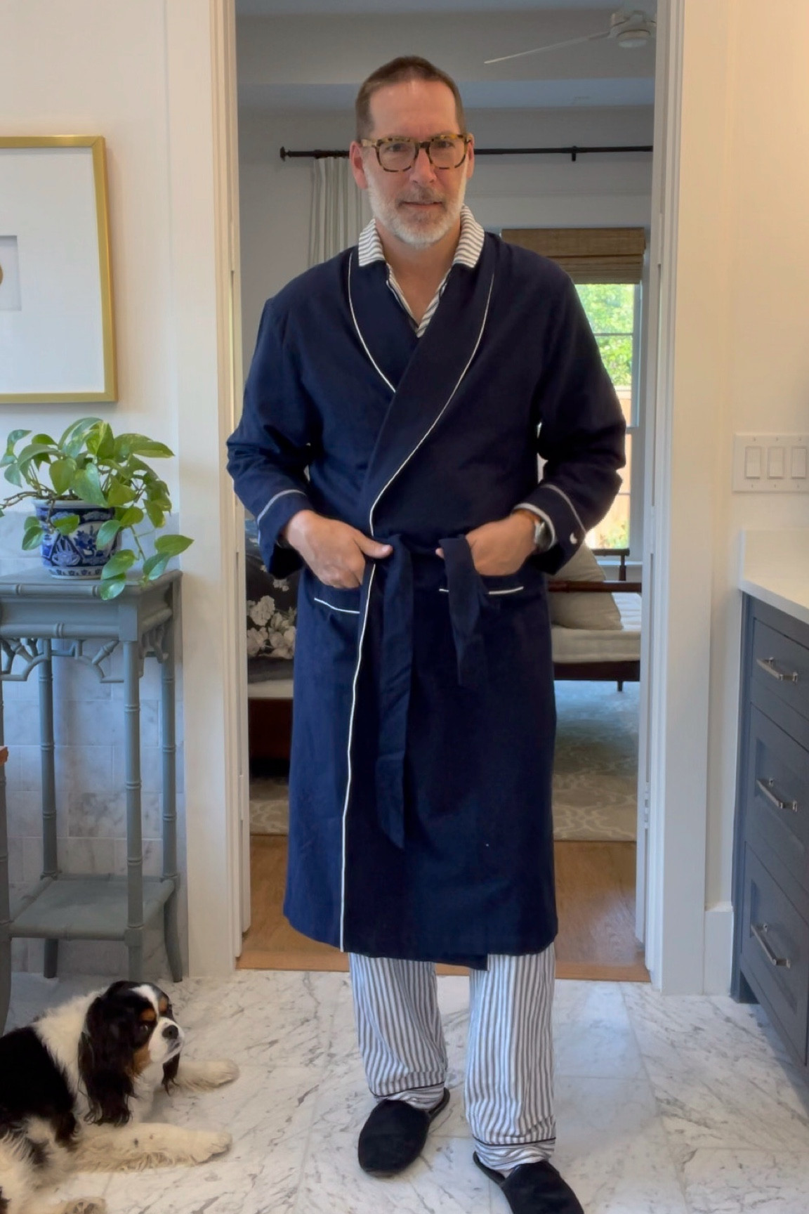 Petite Plume Pima Cotton Robe. 
Classic and timeless  

#LTKMens #LTKHome #LTKStyleTip