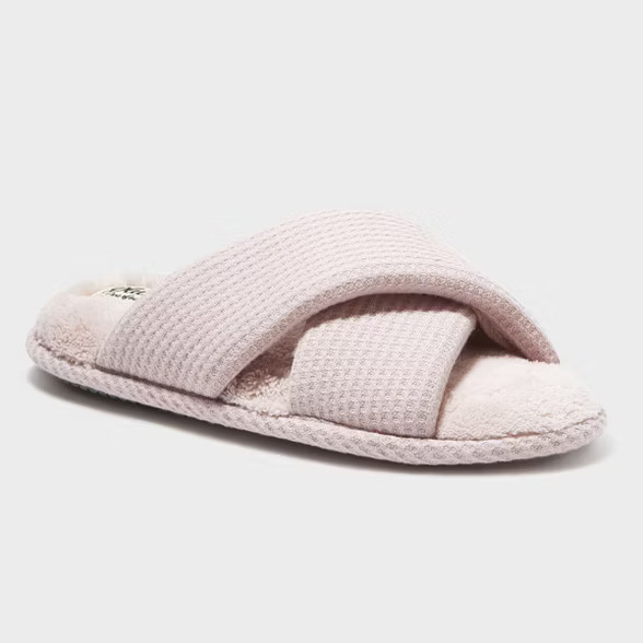 Women's dluxe by dearfoams Cora Scuff Slippers | Target