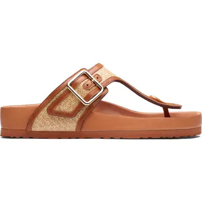 Gizeh Framed Raffia Sandal | Nordstrom