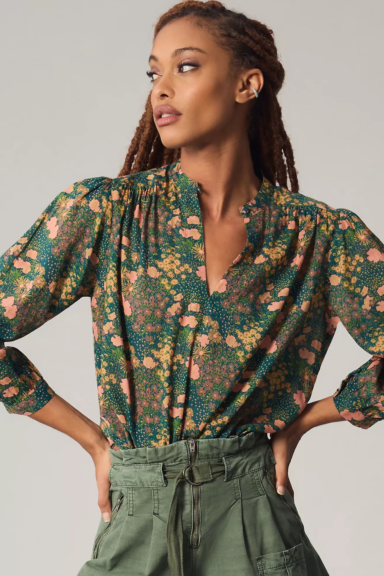 Birds of Paradis by Trovata Bailey Blouse | Anthropologie (US)