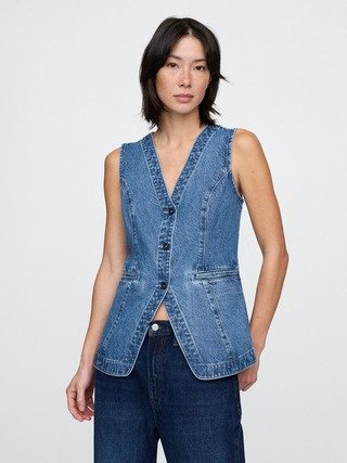 Longline Denim Vest | Gap (US)
