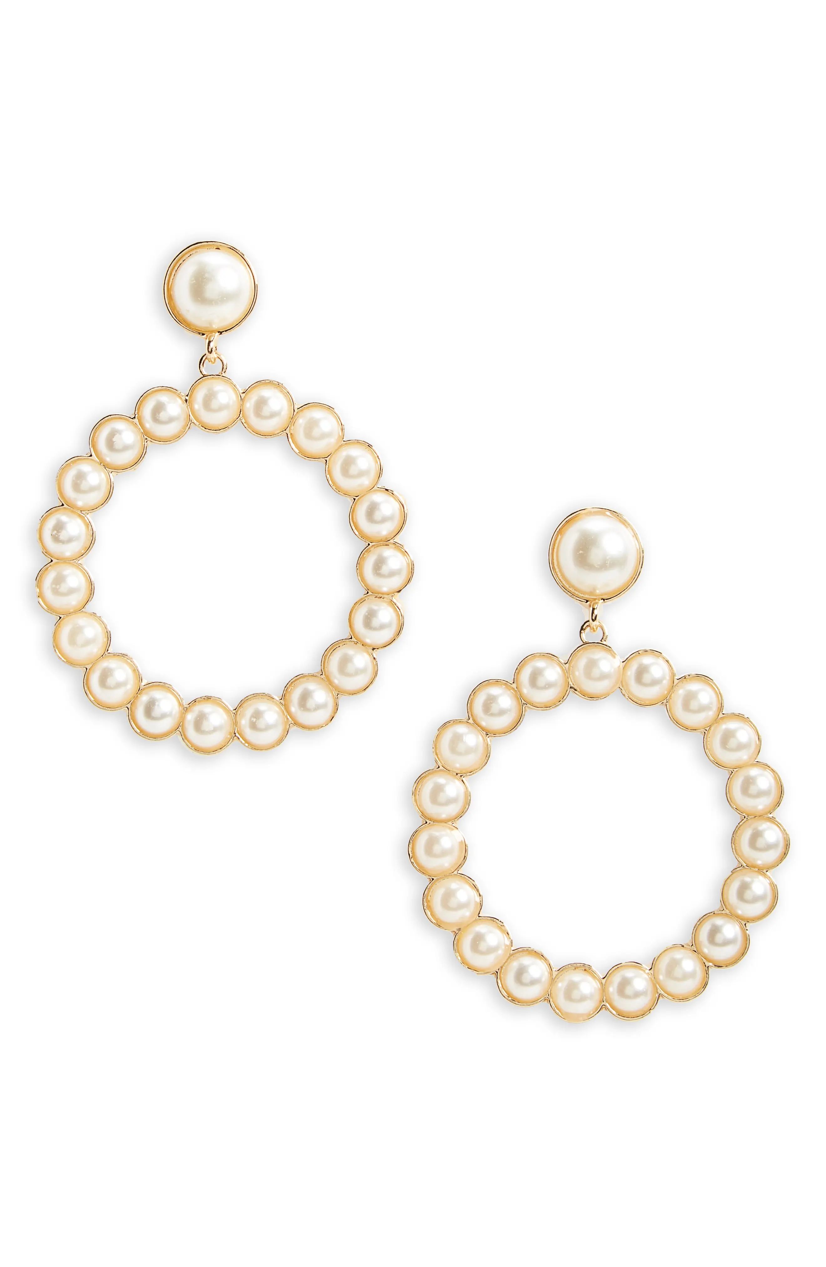 Imitation Pearl Drop Earrings | Nordstrom