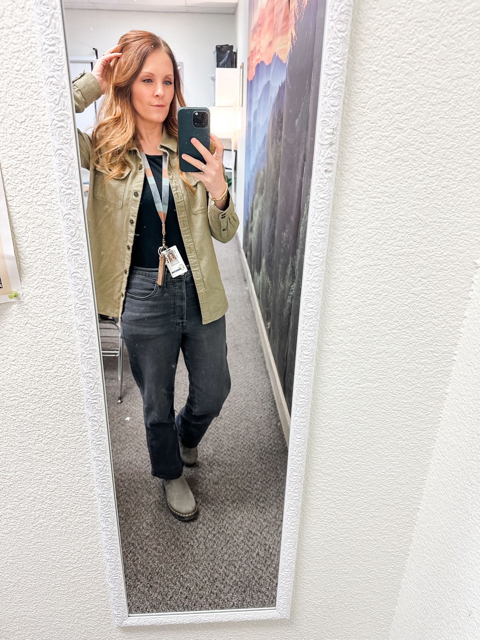 Patagonia Jacket: Small
Levi Jeans: 27 (wish I sized down)
Dr. Martens: Color Nickel Grey

Teacher Outfit
Work Outfit
Work Wear
Travel Wear

#LTKworkwear #LTKfindsunder50 #LTKtravel