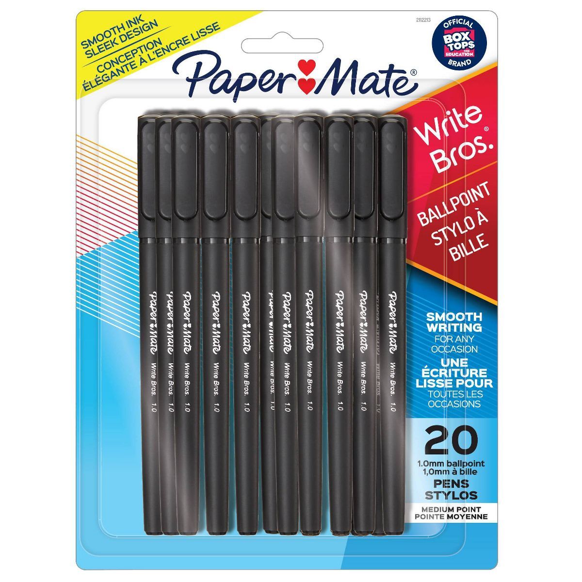 Paper Mate Write Bros. 20pk Ballpoint Pens 1.00mm Medium Tip Black | Target