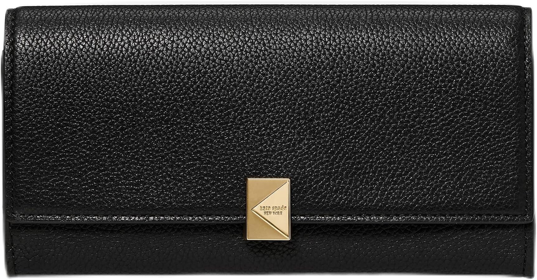 Deco Pebbled Leather Large Flap Wallet | Amazon (US)