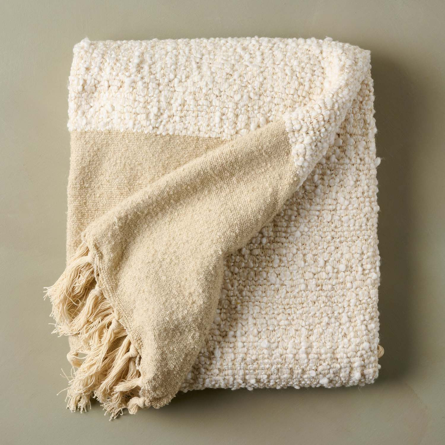 Sky Boucle Throw | Magnolia