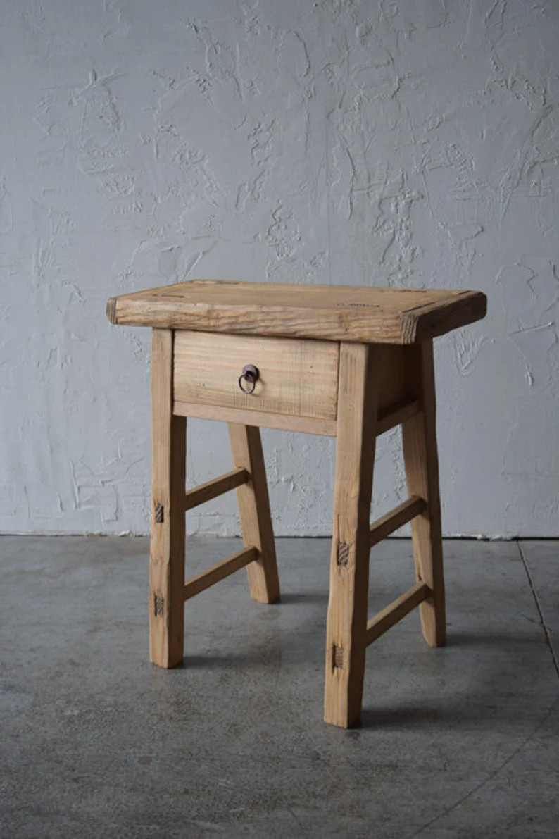 Small Accent Table With Drawer Antique-inspired 24 L - Etsy | Etsy (US)