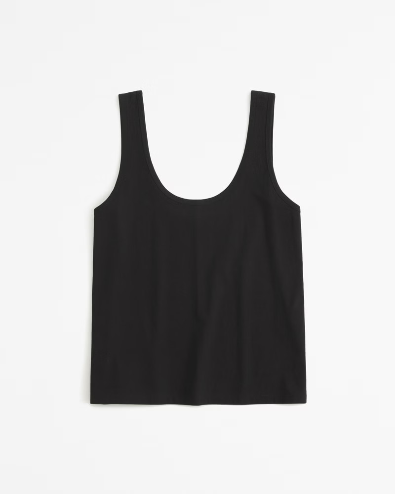 Polished Skimming Scoopneck Tank | Abercrombie & Fitch (US)