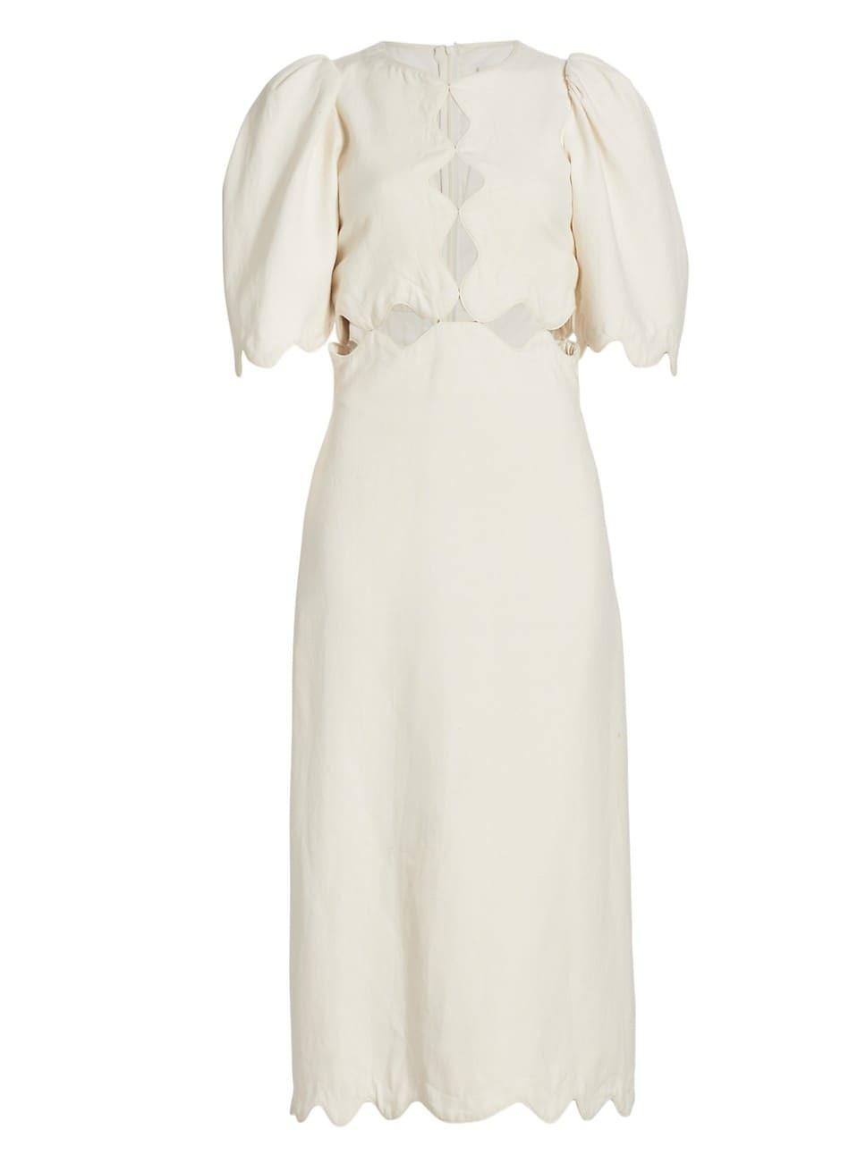 Leona Scalloped Cut-Out Maxi Dress | Saks Fifth Avenue