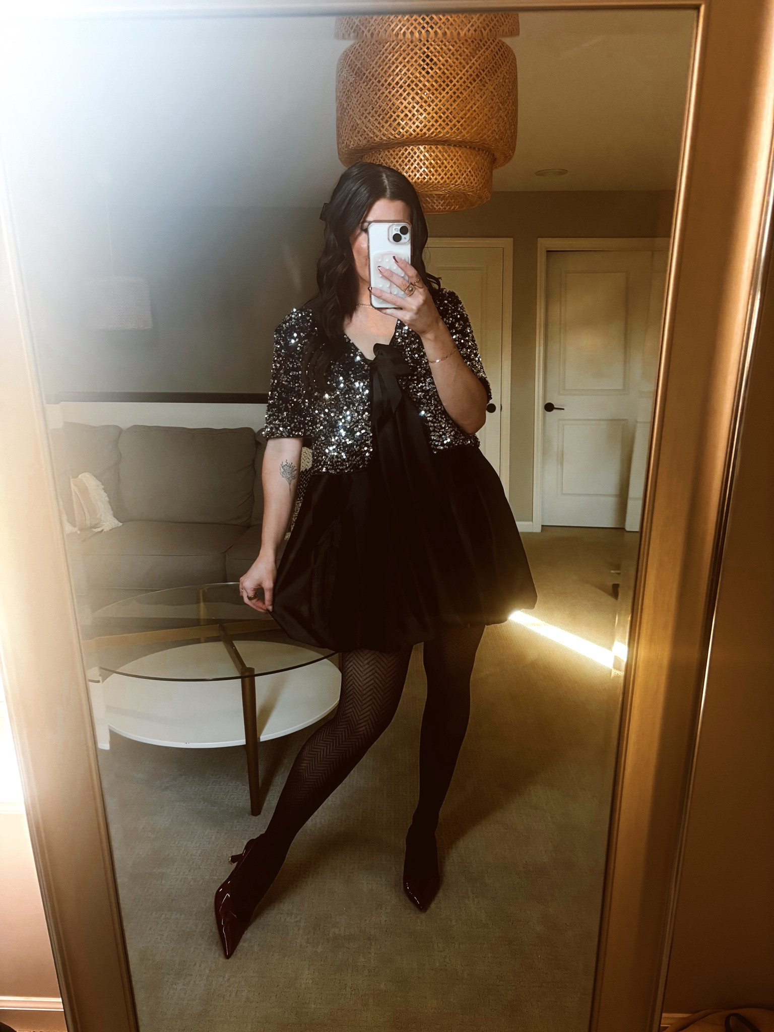 My favorite festive outfit to date! If you want to be the best dressed at your holiday event this year, THIS is the look to wear! Wearing a medium in the mini dress and small in the sequin top! 

#LTKFindsUnder50 #LTKHoliday #LTKSeasonal