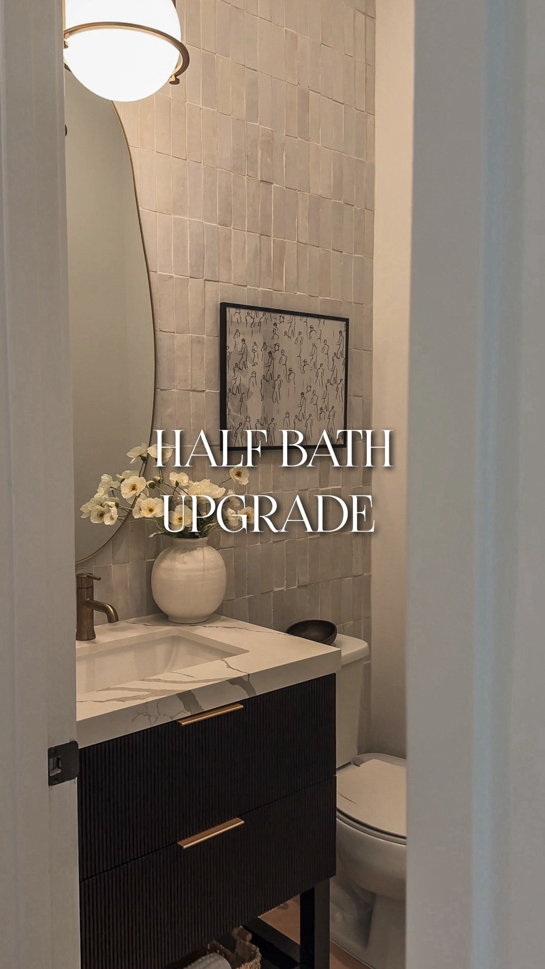 Resharing our half-bath remodel from a few years ago because it’s been far too long and many of you may have missed this transformation the first time around! ( The vanity is from Willow Bath and Vanity) unfortunately I am unable to link it ￼ ￼

Half bathroom remodel, powder room makeover, small bathroom design, organic modern bathroom, modern Mediterranean home, neutral bathroom inspiration, bathroom renovation ideas, timeless bathroom design, small space makeover, warm neutral interiors, bathroom décor ideas, before and after remodel, designer-inspired bathroom, Home with Chrissy M

#LTKdayinmylife #LTKSeasonal #LTKHome