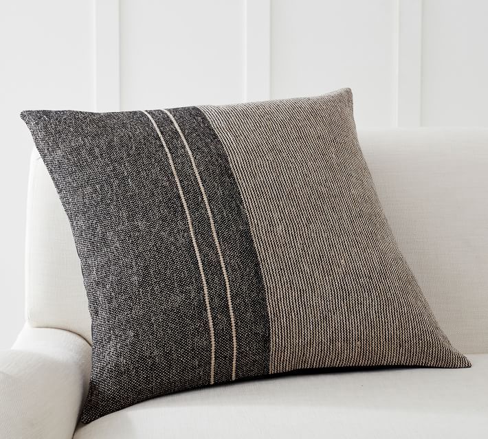 Caylee Handloomed Striped Pillow Cover | Pottery Barn | Pottery Barn (US)