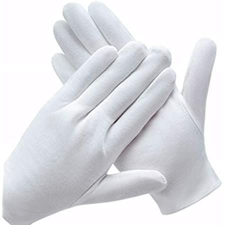 White Gloves Moisturizing Overnight Bedtime Cotton | White Inspection Premium Cloth Quality | Eczema | Amazon (US)