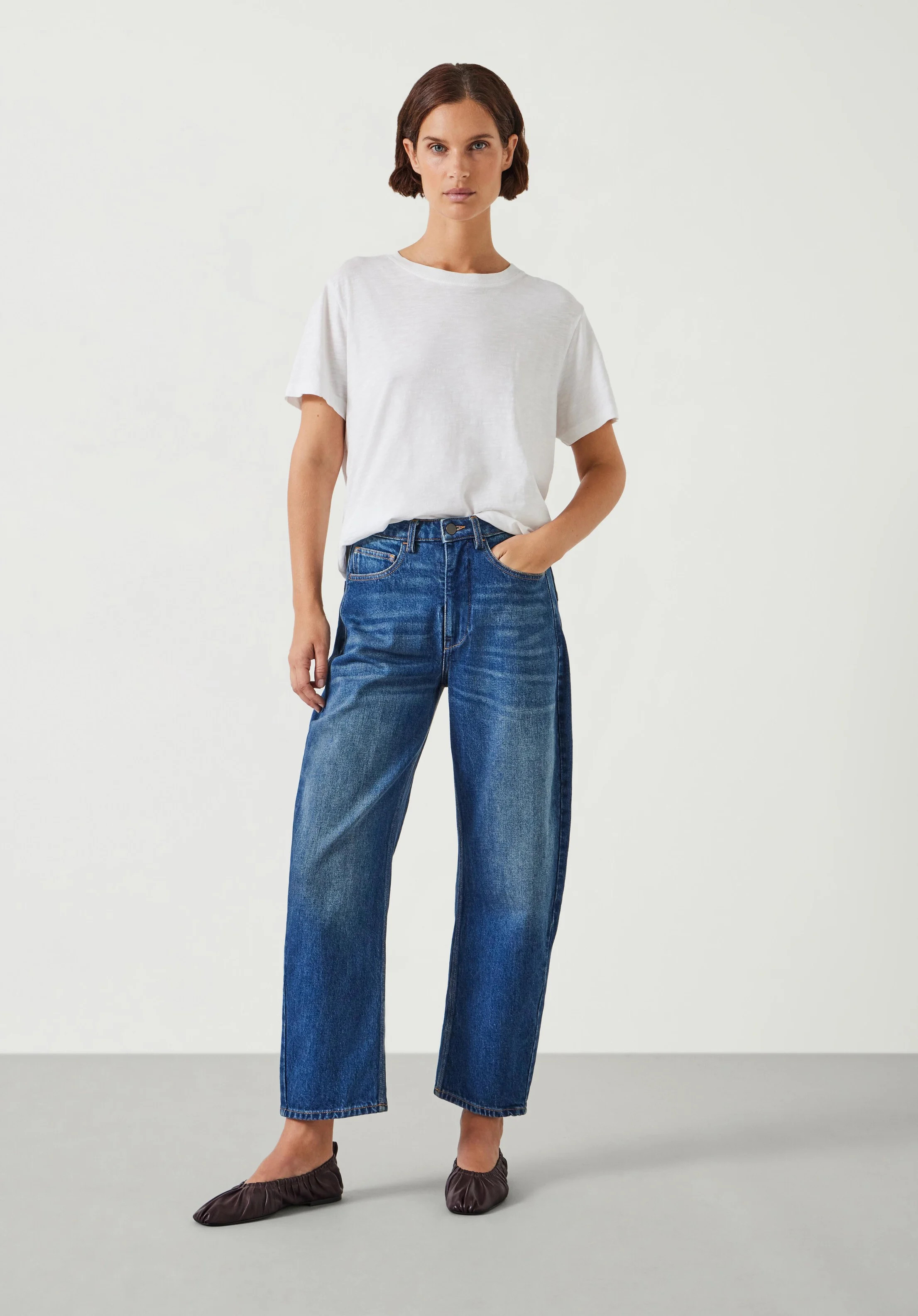 Cordelia Barrel Leg Jeans | Hush UK