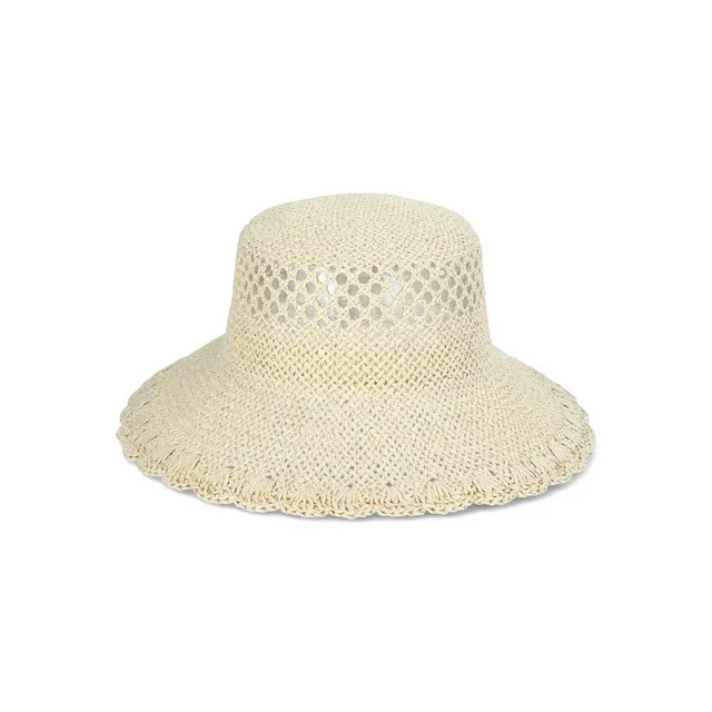 Time and Tru Openwork Paper Bucket, Handmade, One Size, Light Tan - Walmart.com | Walmart (US)